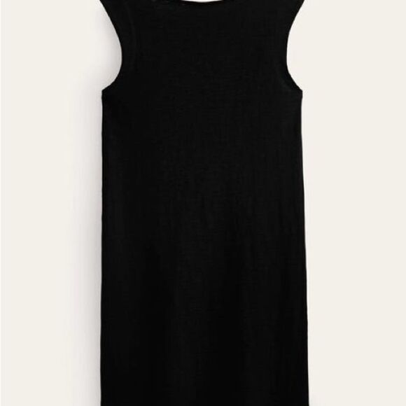Boden Sleeveless Jersey Shift Dress Black 6L‎ NWT - Picture 5 of 8